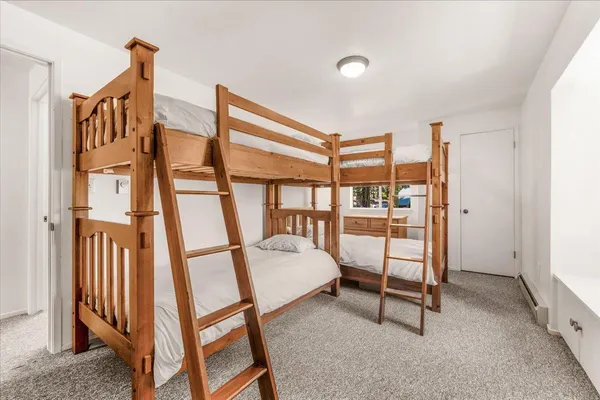 a view of a large white building