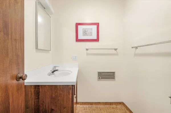 a view of a lake with a mountain