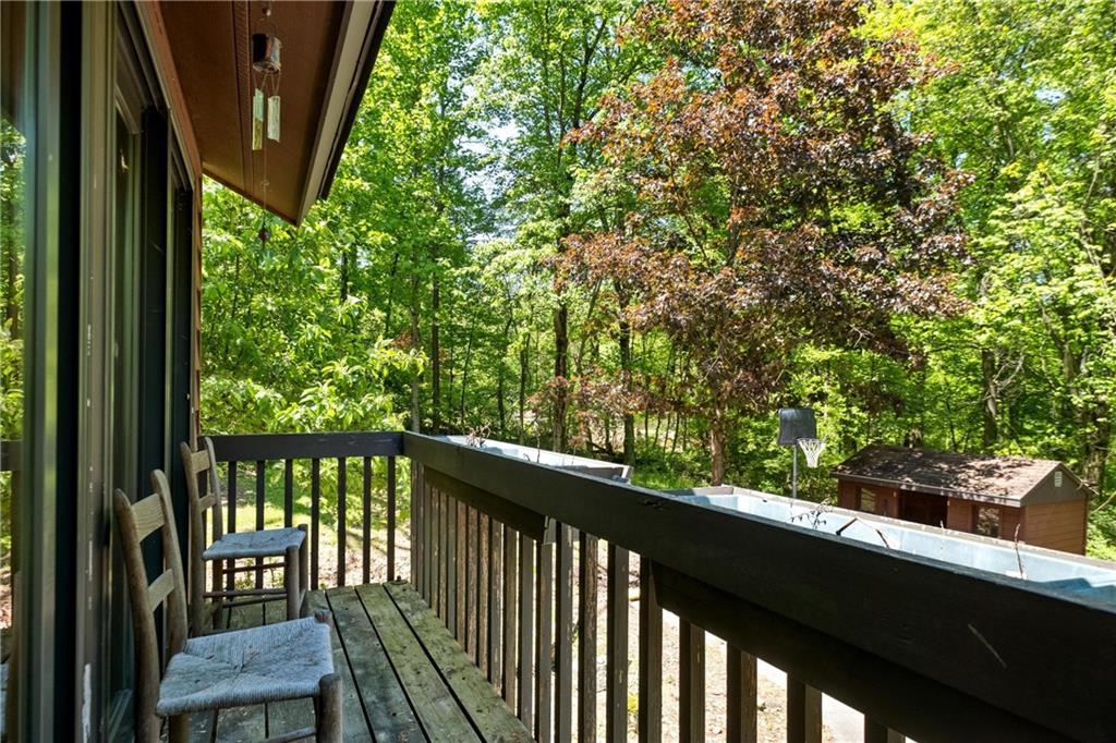 150 Dodds Road Butler, PA 16002 - Photo 24 of 37 a view of a chair in a balcony