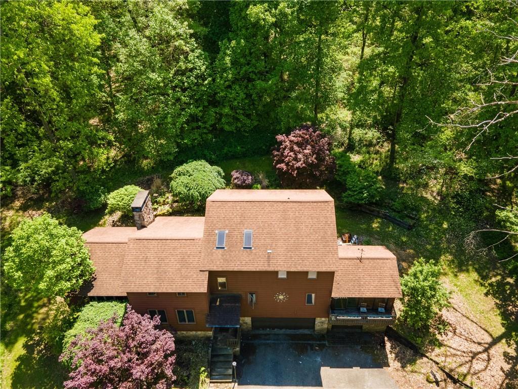150 Dodds Road Butler, PA 16002 - Photo 4 of 37 an aerial view of a house with garden space and street view