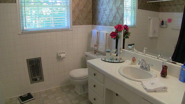 801 West Spring Street Lebanon, TN 37087 - Photo 8 of 15 The bathroom has a single vanity, shower tub combo and a linen closet.
