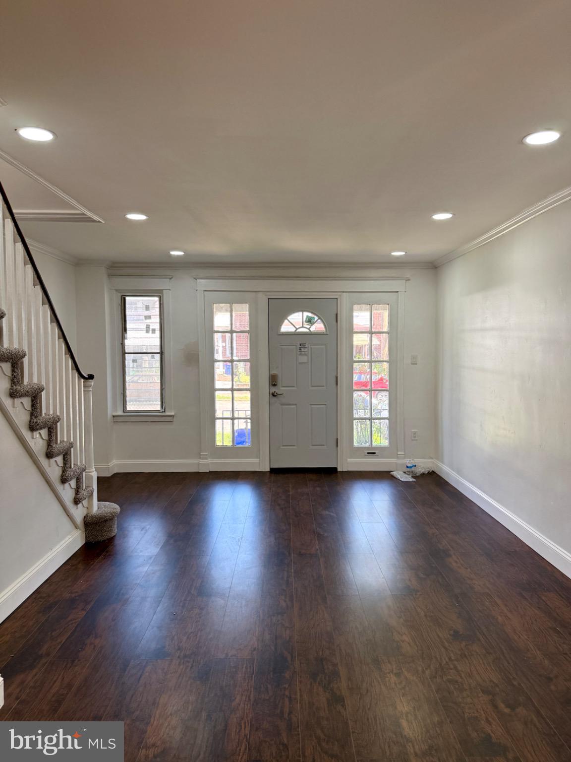 6824 Rodney Street Philadelphia, PA 19138 - Photo 10 of 28 a view of empty room with wooden floor and fan