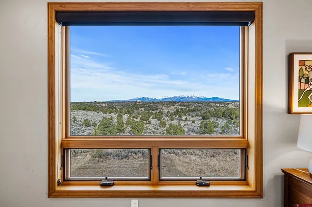 a view of mirror on a wall