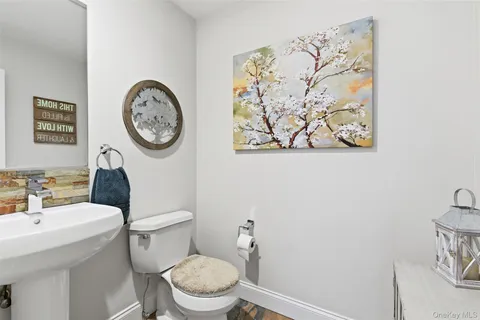 a bathroom with a toilet and a sink