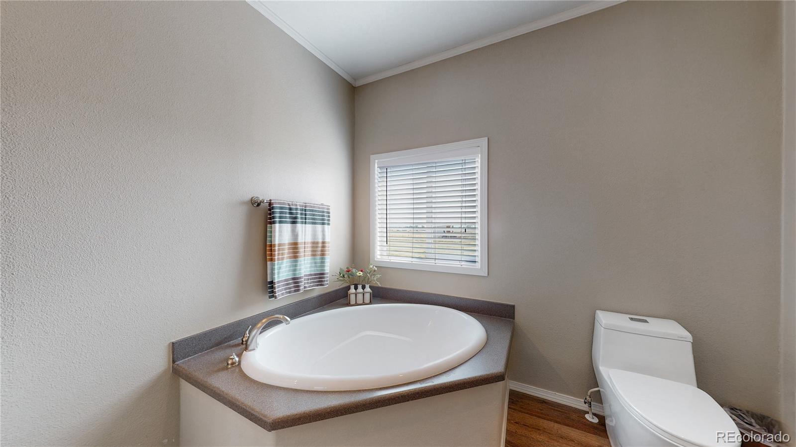 4038 Meadowlark Road Fort Lupton, CO 80621 - Photo 29 of 40 a bathroom with a sink a toilet and tub