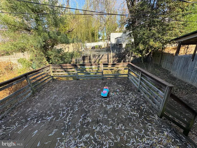 a view of a bench in a yard