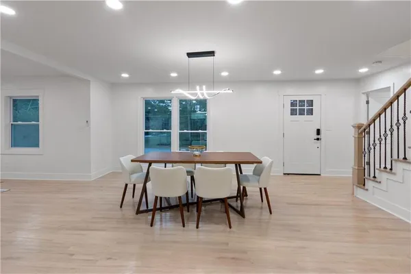 a view of an empty room