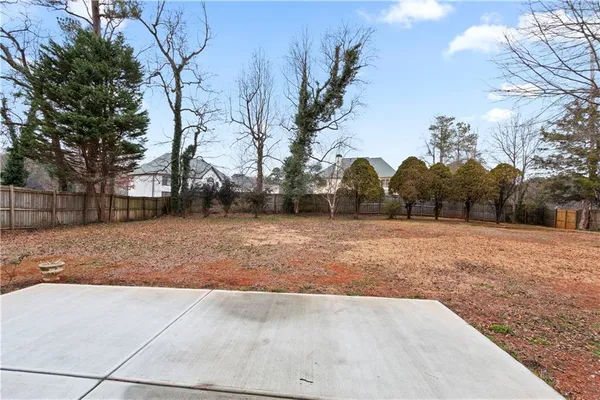 a view of backyard space