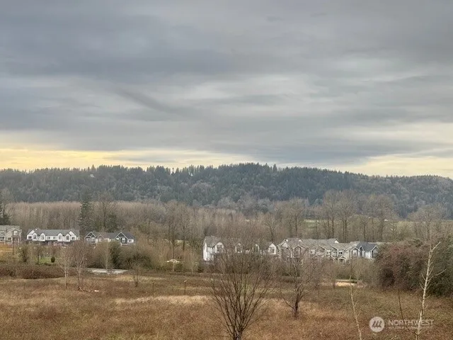 en empty room with windows