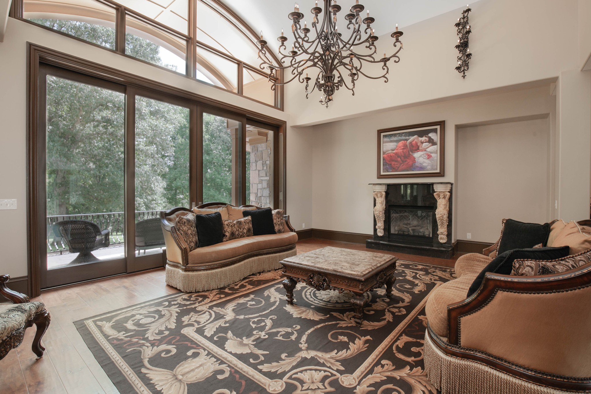 3747 Armstrong Road Springfield, TN 37172 - Photo 11 of 50 a living room with furniture and a fireplace