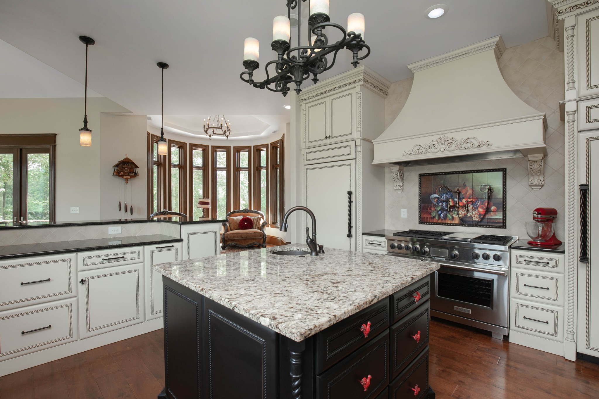 3747 Armstrong Road Springfield, TN 37172 - Photo 15 of 50 a kitchen with stainless steel appliances granite countertop a stove a sink and a refrigerator