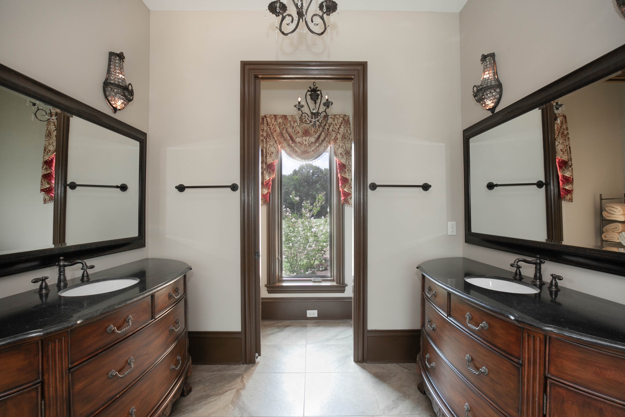 3747 Armstrong Road Springfield, TN 37172 - Photo 31 of 50 a bathroom with a double vanity sink and a mirror
