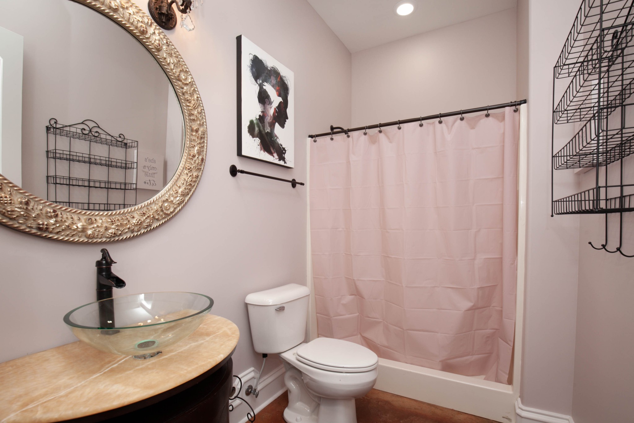 3747 Armstrong Road Springfield, TN 37172 - Photo 43 of 50 a bathroom with a toilet and a mirror