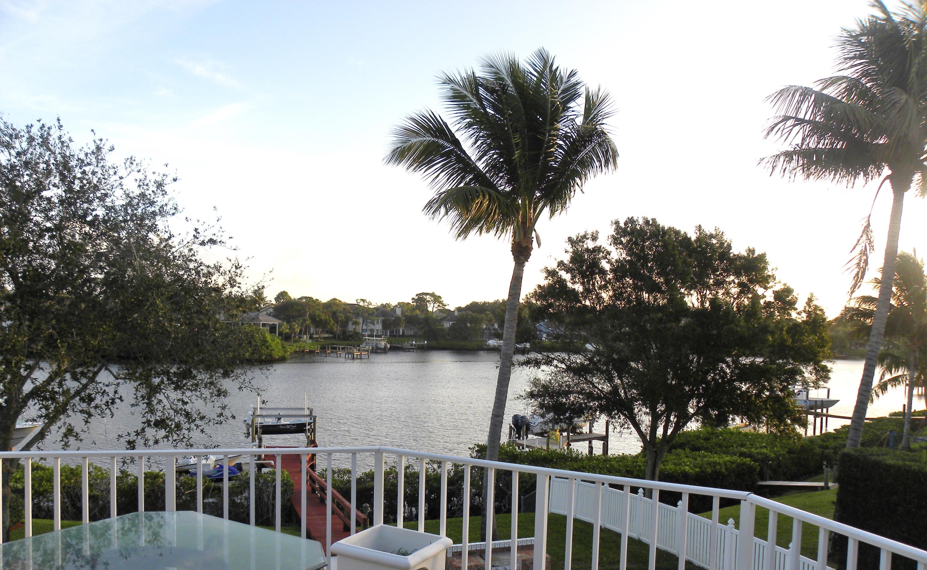 Riverfront Views from Balcony