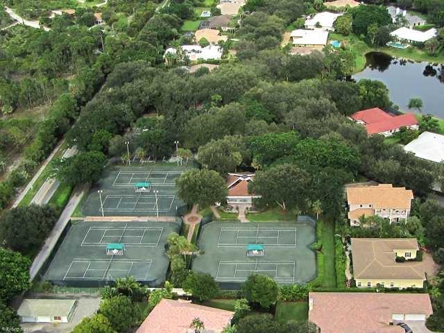18372 Southeast Heritage Drive Tequesta, FL 33469 - Photo 46 of 47 Aerial of Tennis Courts