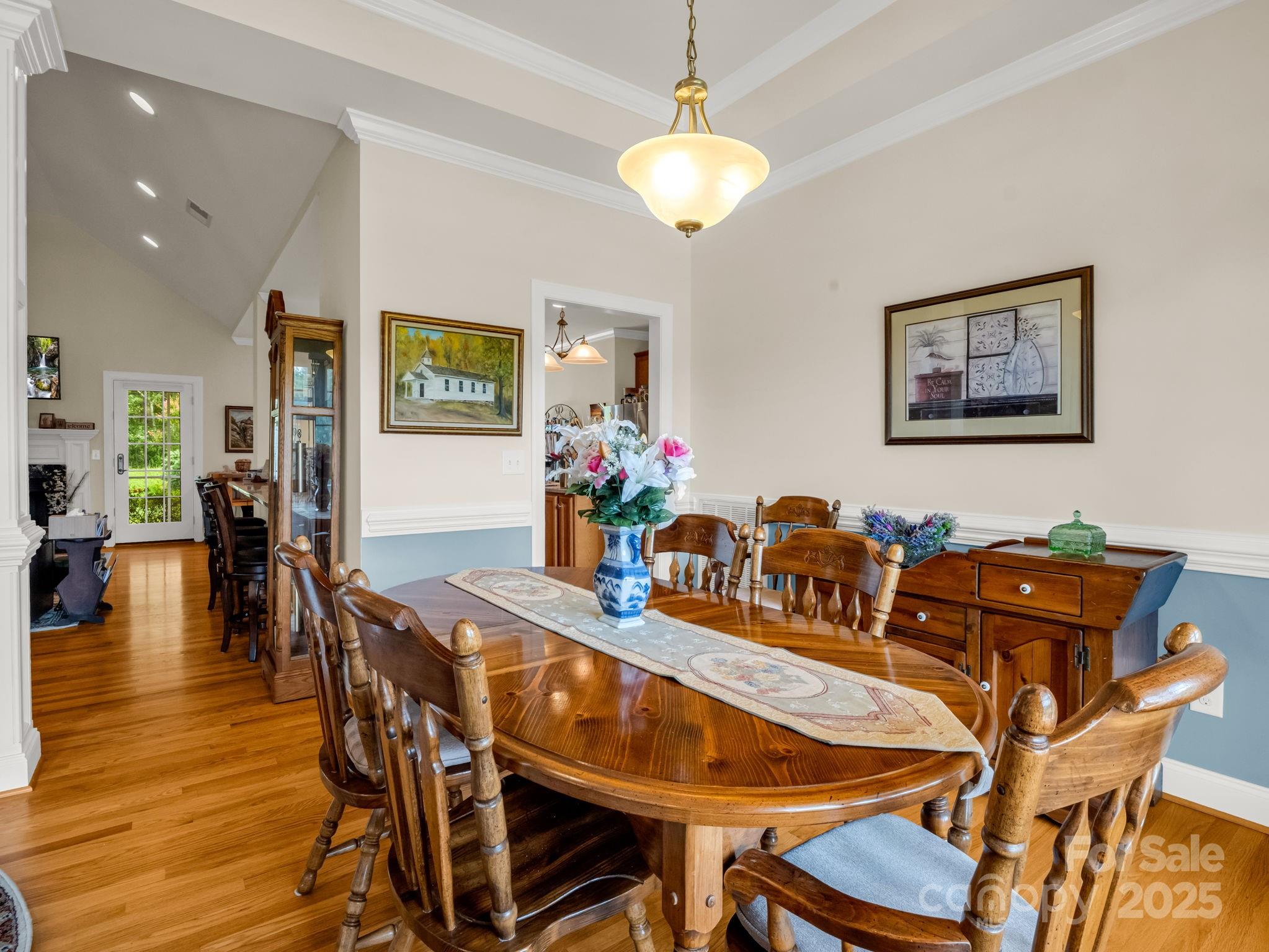 188 Jamesfield Drive Rutherfordton, NC 28139 - Photo 17 of 45 a view of a dining room with furniture and wooden floor