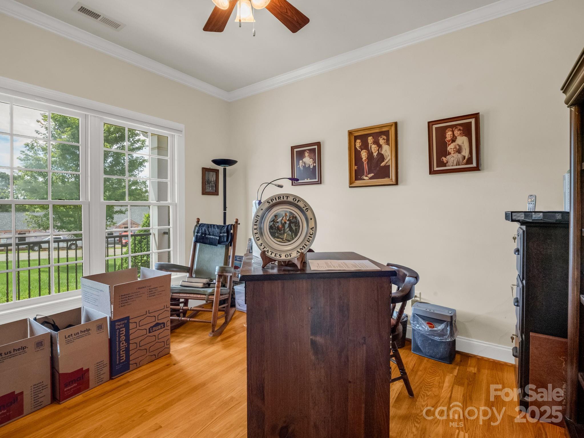188 Jamesfield Drive Rutherfordton, NC 28139 - Photo 18 of 45 a view of workspace with wooden floor windows