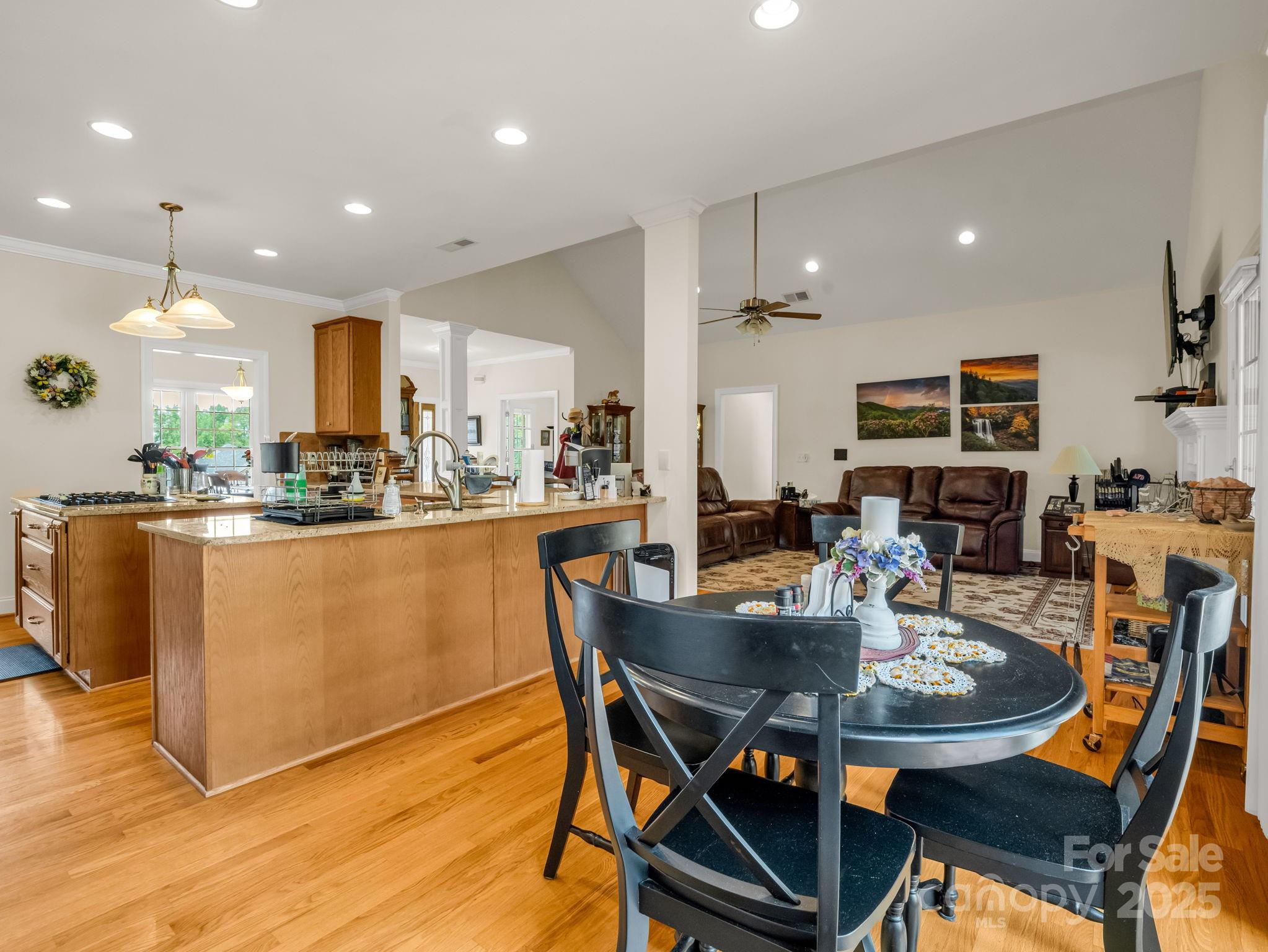 188 Jamesfield Drive Rutherfordton, NC 28139 - Photo 21 of 45 a dining room filled counter top space and a dining table
