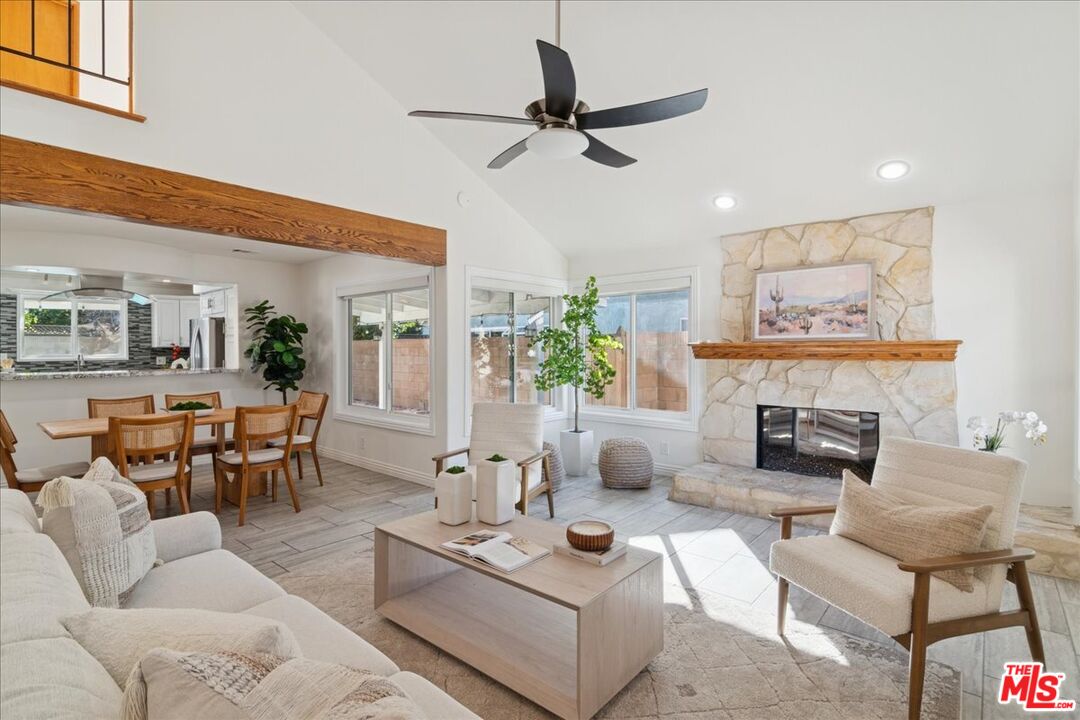2216 Carlsbad Court Simi Valley, CA 93063 - Photo 2 of 32 a living room with furniture and a fireplace