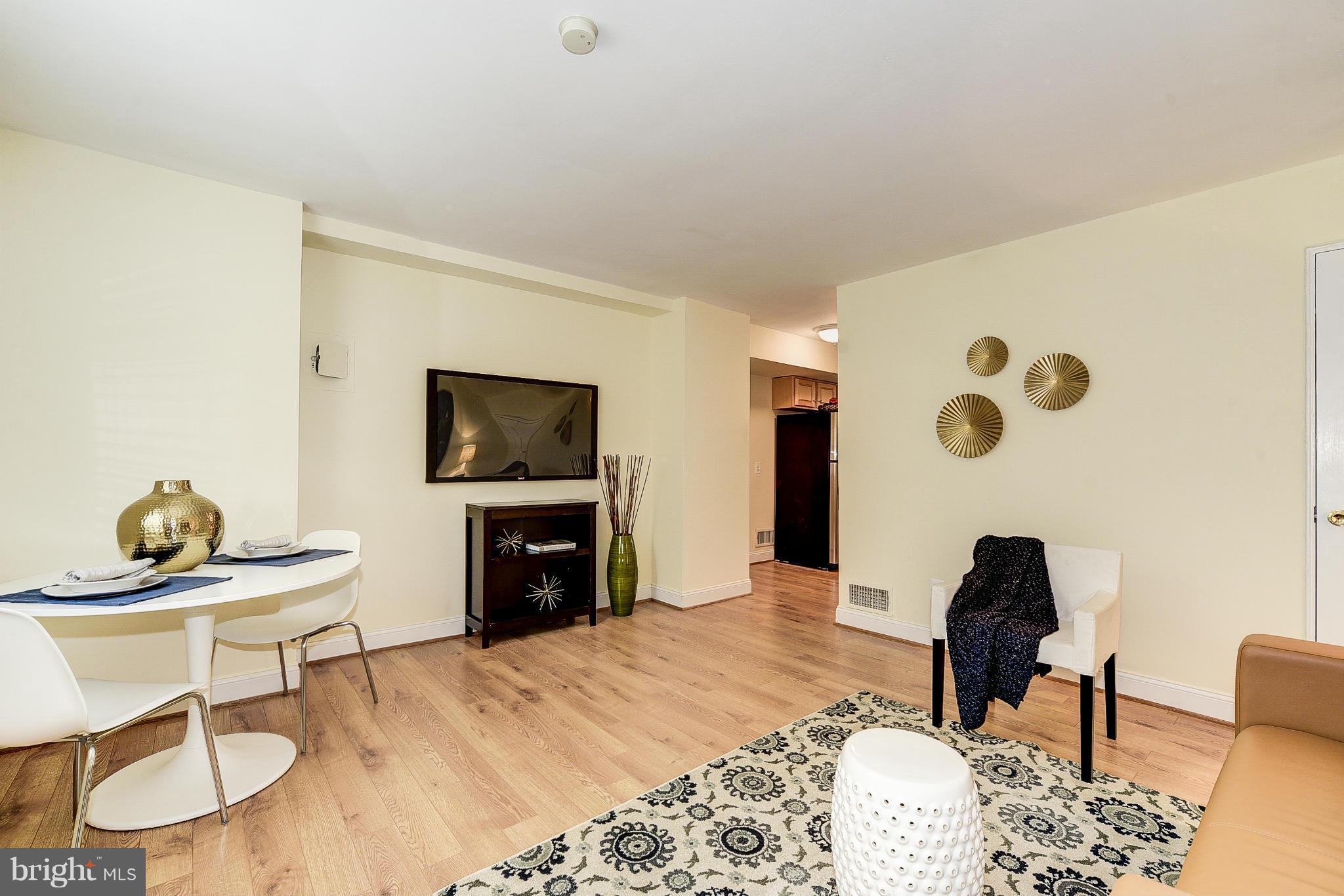 131 17th Street Southeast, Unit 2 Washington, DC 20003 - Photo 4 of 15 a living room with furniture and a flat screen tv