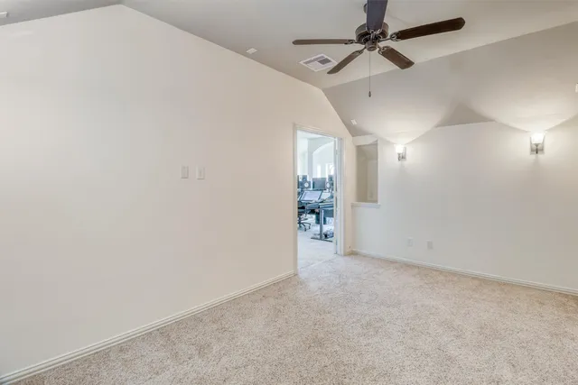 a view of an empty room