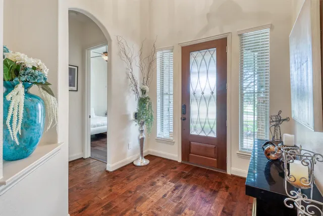 wooden floor in a gallery
