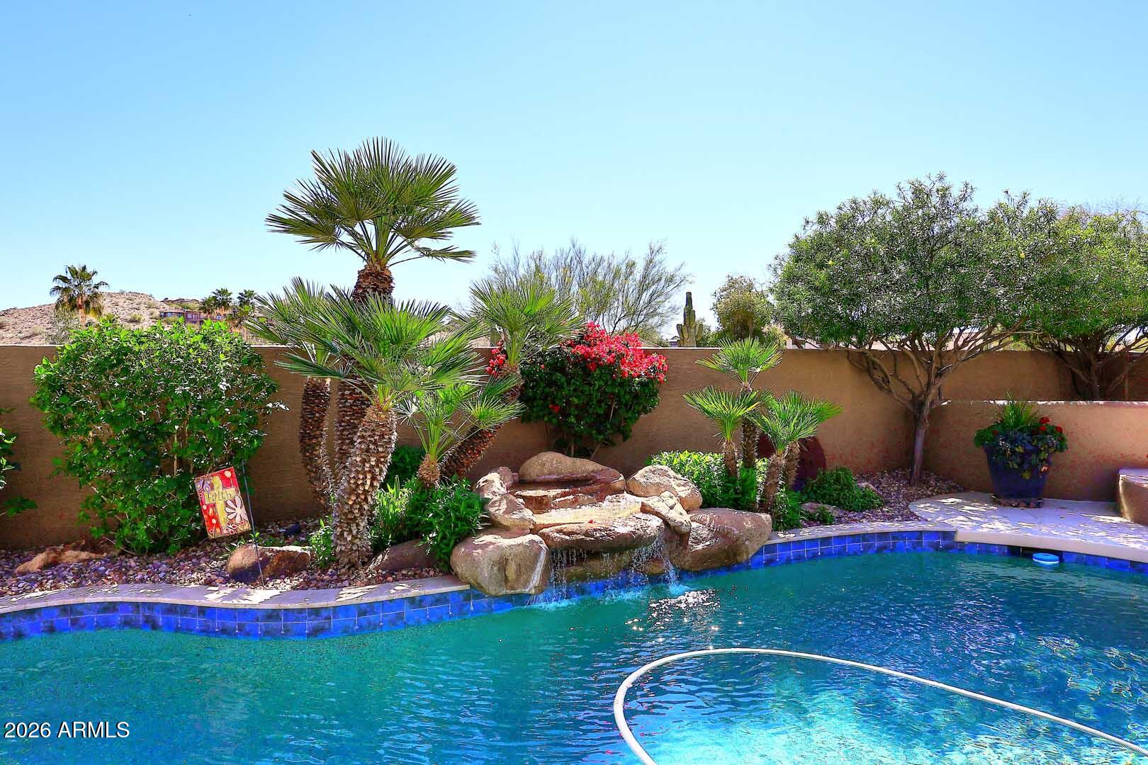 2139 East Tecoma Road Phoenix, AZ 85048 - Photo 45 of 70 Pool Waterfall