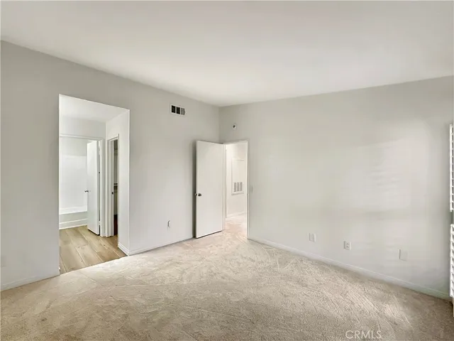 a view of an empty room