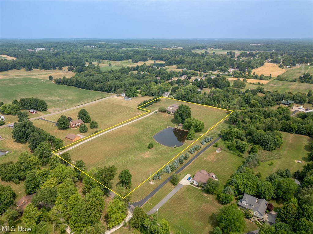 1817 Steffy Road Mogadore, OH 44260 - Photo 8 of 49 View of birds eye view of property with both parcels indicated