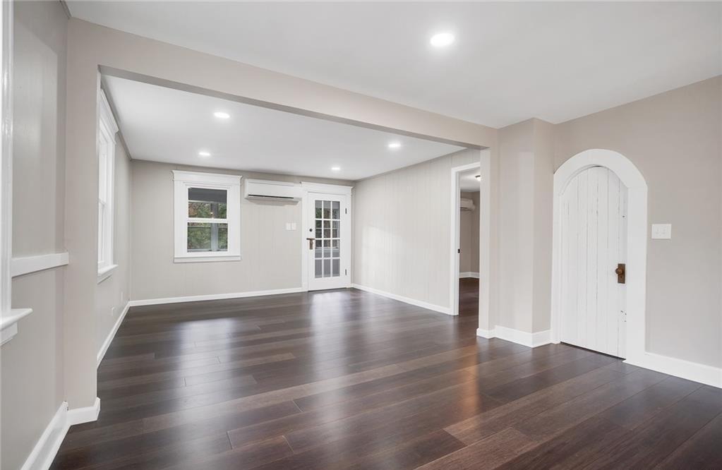346 Middlebury Road Middlebury, CT 06762 - Photo 2 of 22 a view of empty room with wooden floor and window