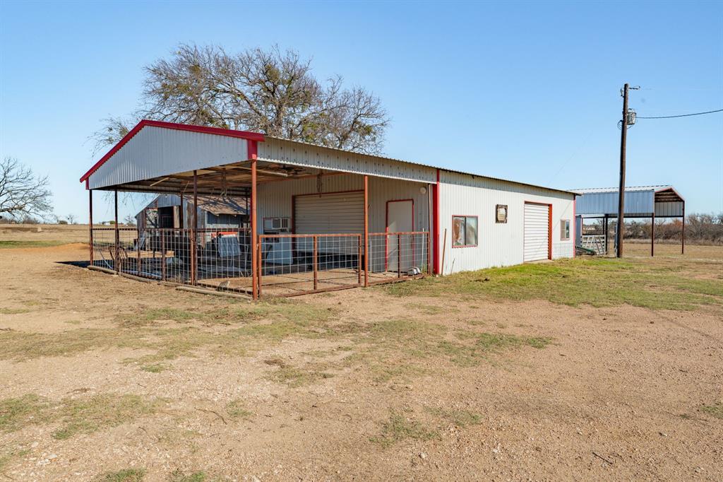 998 Farm To Market 218 Hamilton, TX 76531 - Photo 36 of 40 Metal Building with Covered Overhang