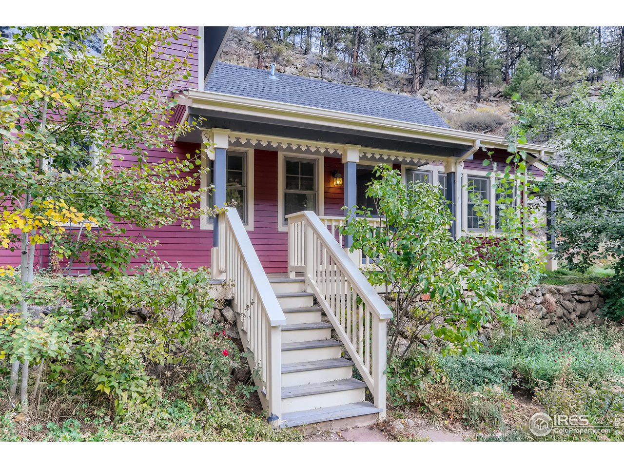 Broad front porch