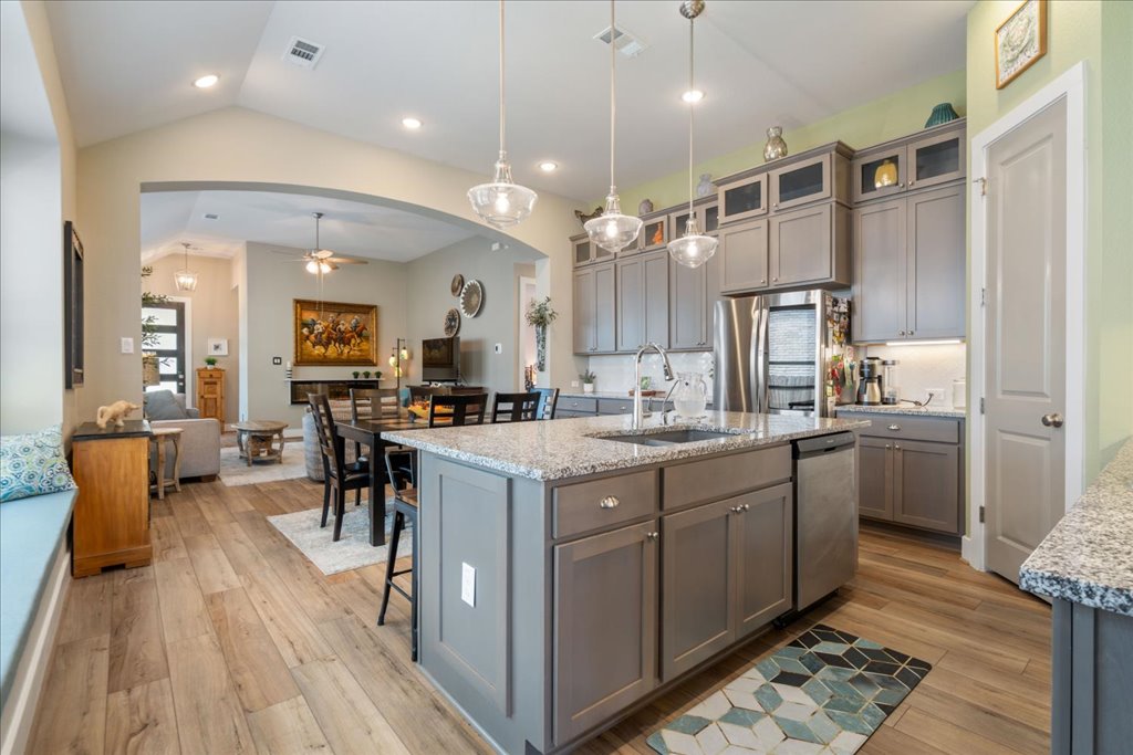 7912 Prairie Rye Drive Lago Vista, TX 78645 - Photo 2 of 37 Open to living and dining rooms