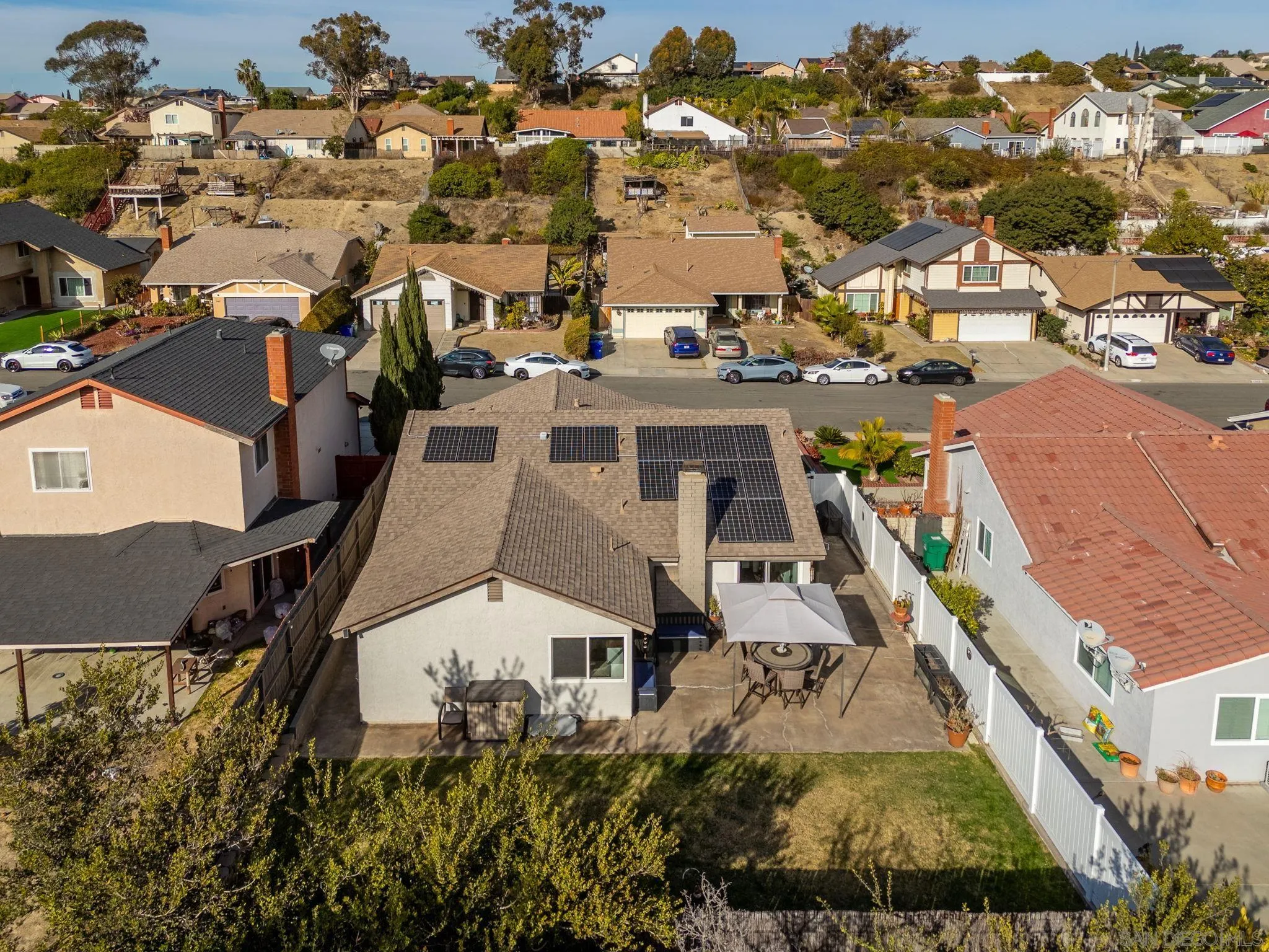 6503 Plaza Ridge Road San Diego, CA 92114 - Photo 29 of 37 an aerial view of residential houses with outdoor space