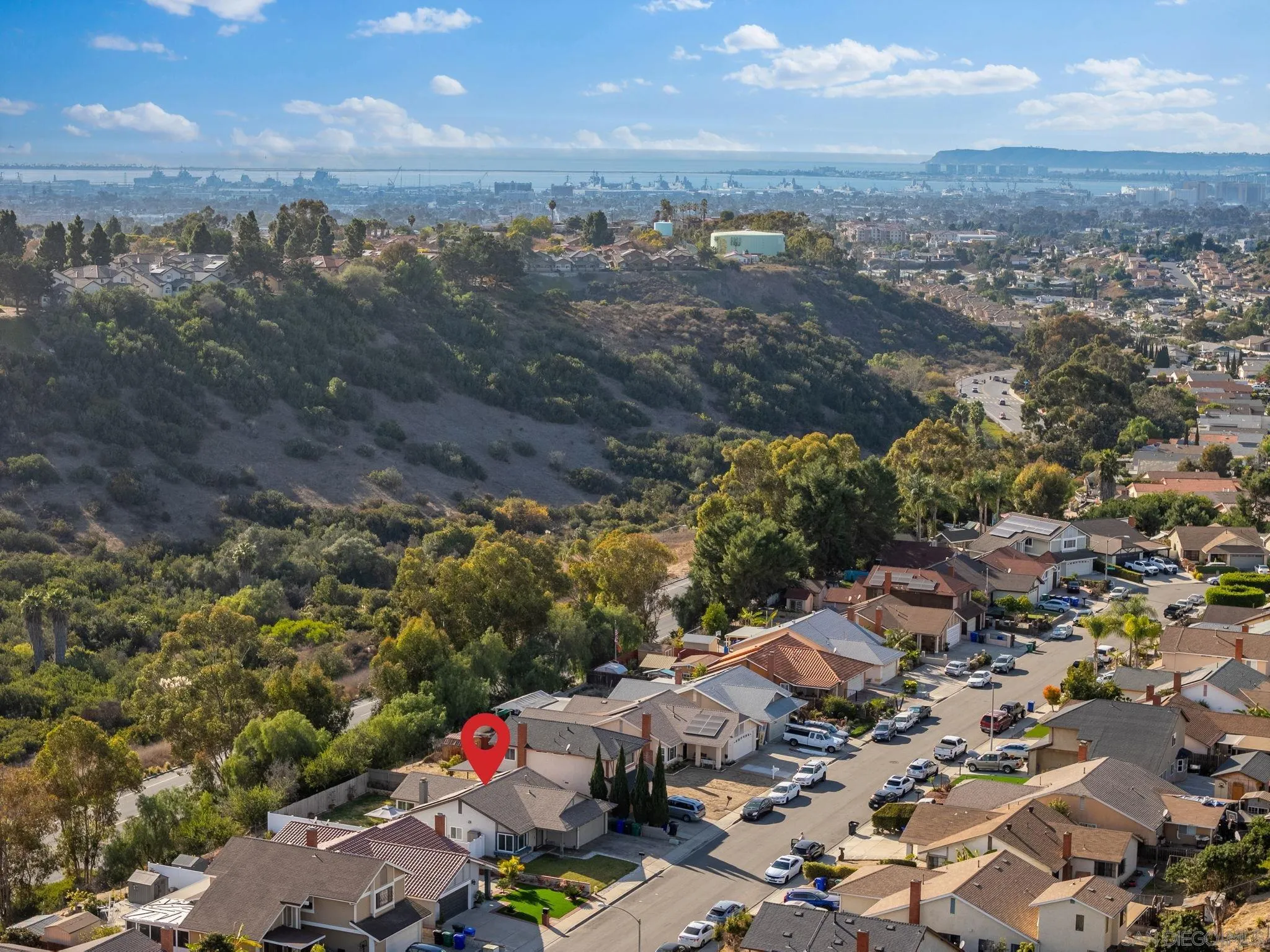 6503 Plaza Ridge Road San Diego, CA 92114 - Photo 33 of 37 an aerial view of residential houses with outdoor space