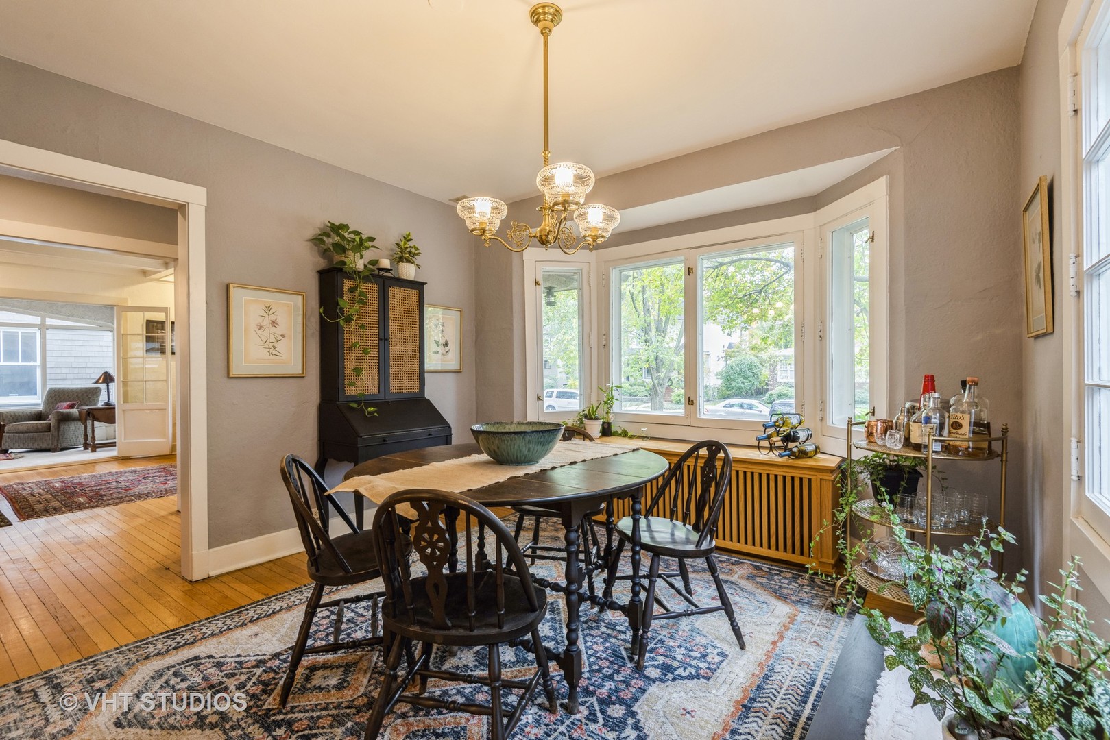 2415 Harrison Street Evanston, IL 60201 - Photo 11 of 42 a view of a dining room with furniture window and outside view