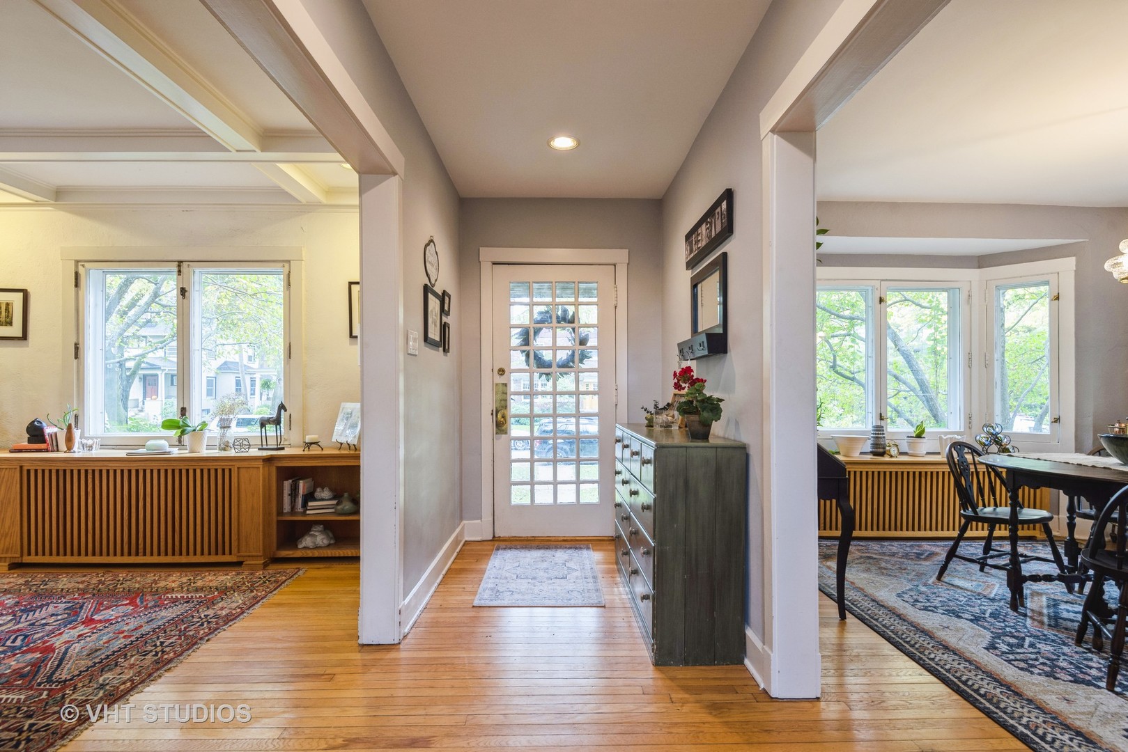 2415 Harrison Street Evanston, IL 60201 - Photo 4 of 42 a living room with furniture and a wooden floor