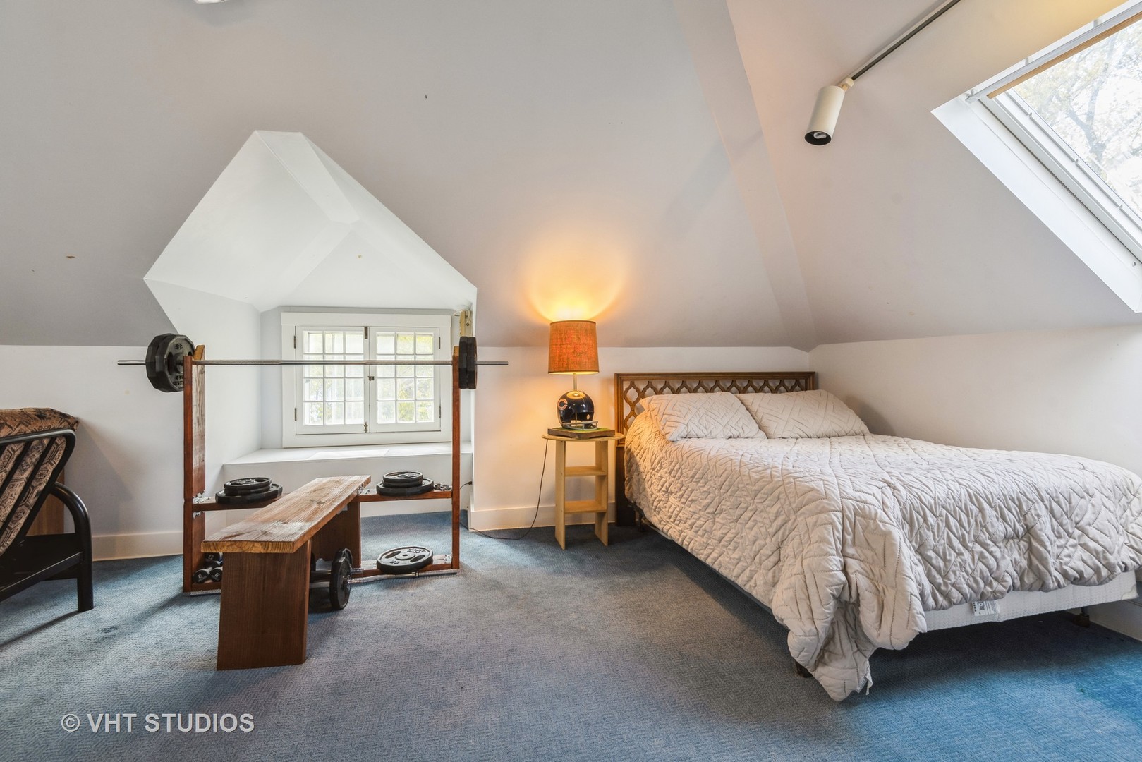 2415 Harrison Street Evanston, IL 60201 - Photo 31 of 42 a bed room with furniture and a window