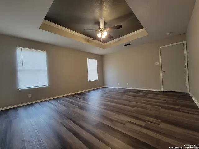 wooden floor in an empty room