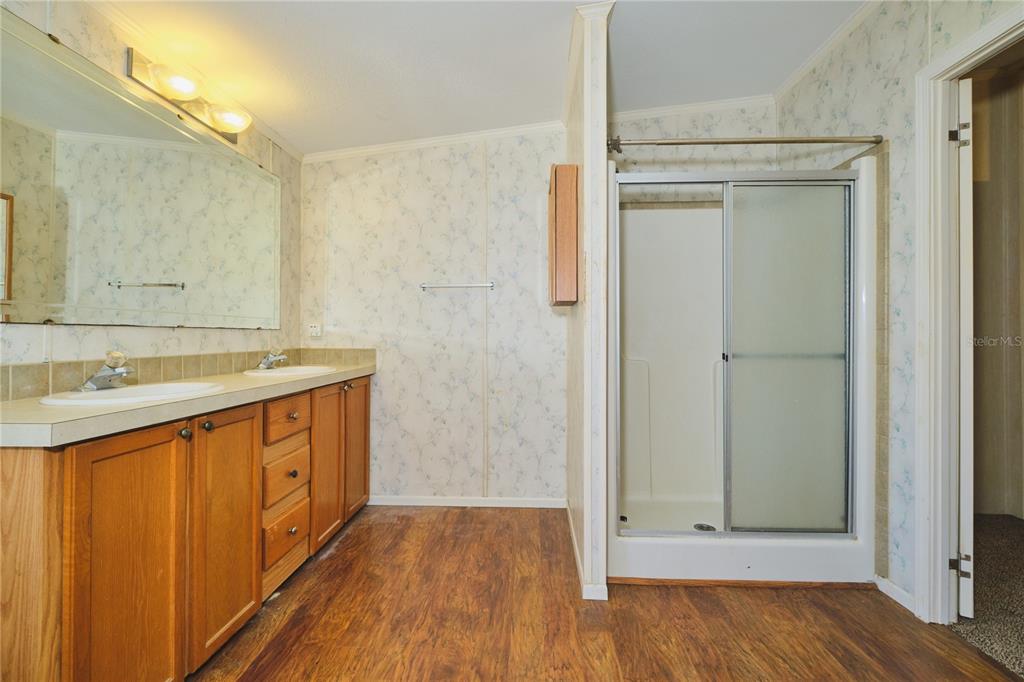 2701 Murphy Road Ona, FL 33865 - Photo 22 of 41 a bathroom with a sink and a mirror