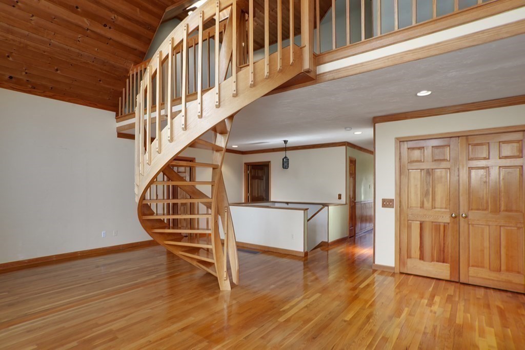 20 Damon Road Falmouth, MA 02540 - Photo 13 of 42 a view of entryway with wooden floor and stairs