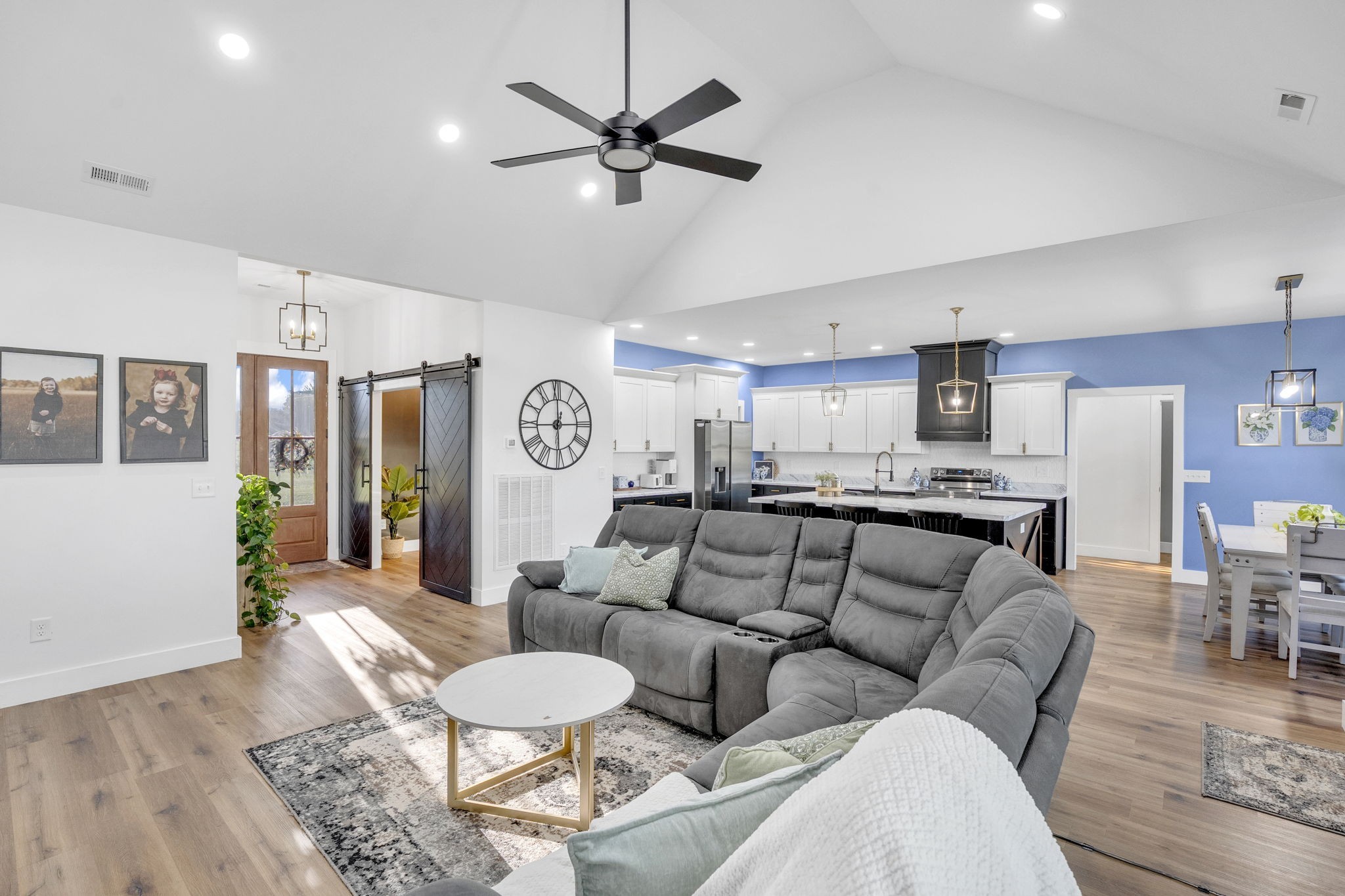 426 Maple Bend Road Winchester, TN 37398 - Photo 12 of 73 a living room with furniture and kitchen view
