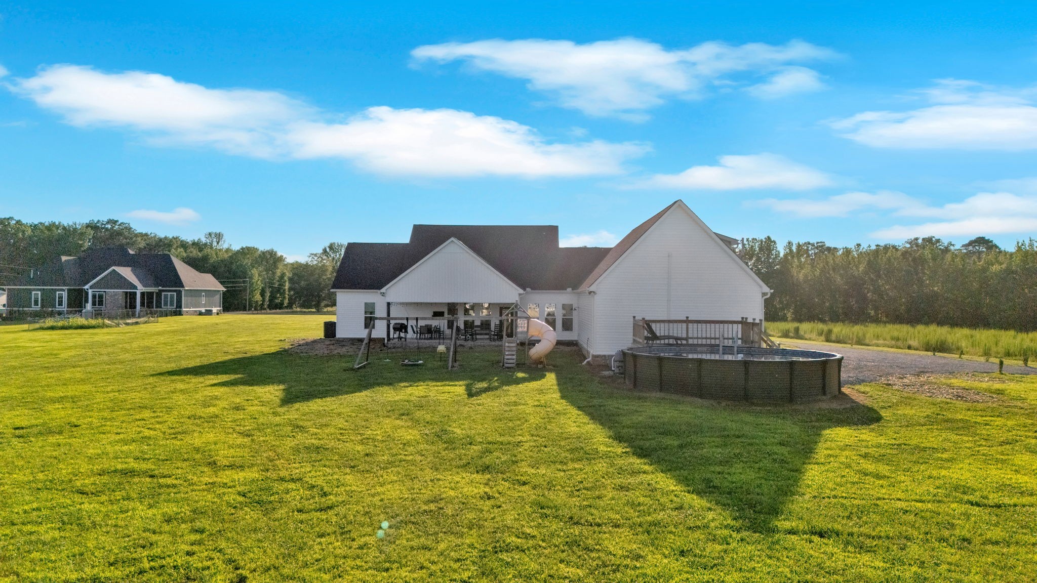 426 Maple Bend Road Winchester, TN 37398 - Photo 68 of 73 a view of a house with swimming pool and a yard