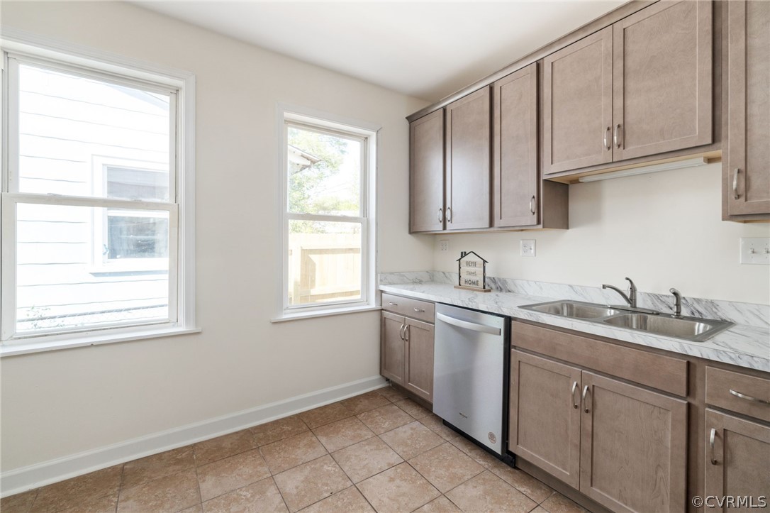 5205 Blue Ridge Avenue Richmond, VA 23231 - Photo 12 of 30 a kitchen with sink cabinets and window