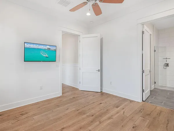 wooden floor in an empty room