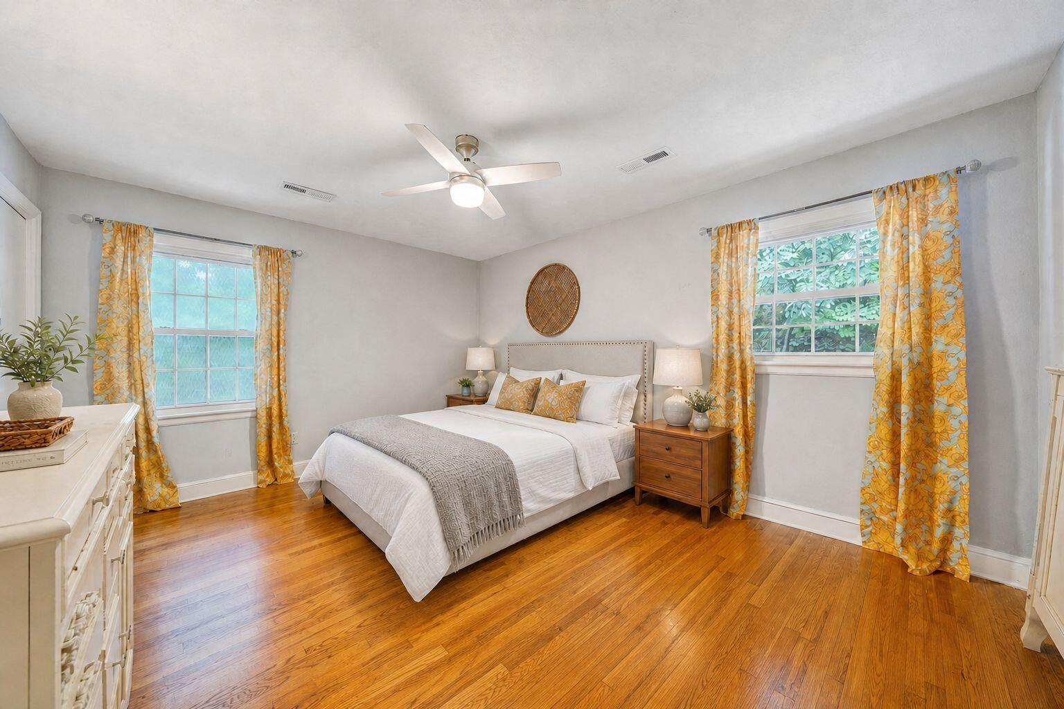 731 Eddies Road Salem, VA 24153 - Photo 16 of 48 Sunlit primary BR with hardwood floors