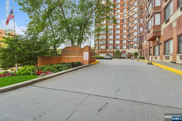 a road view of a building