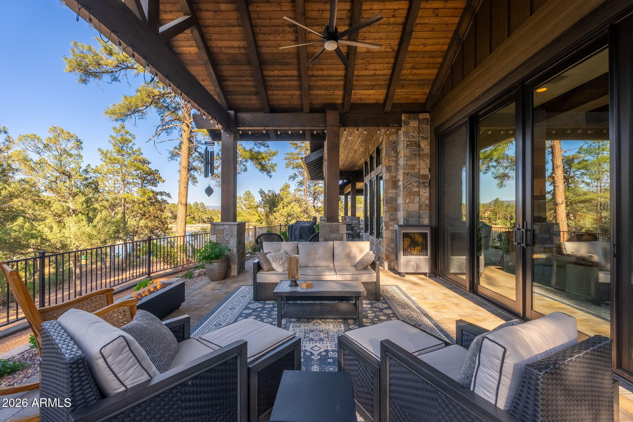 602 North Redbud Circle Payson, AZ 85541 - Photo 49 of 83 a outdoor living space with patio furniture and a potted plant