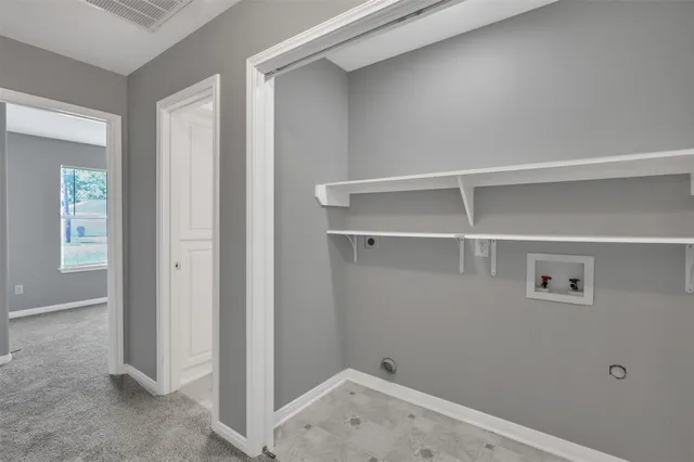 a view of an empty room