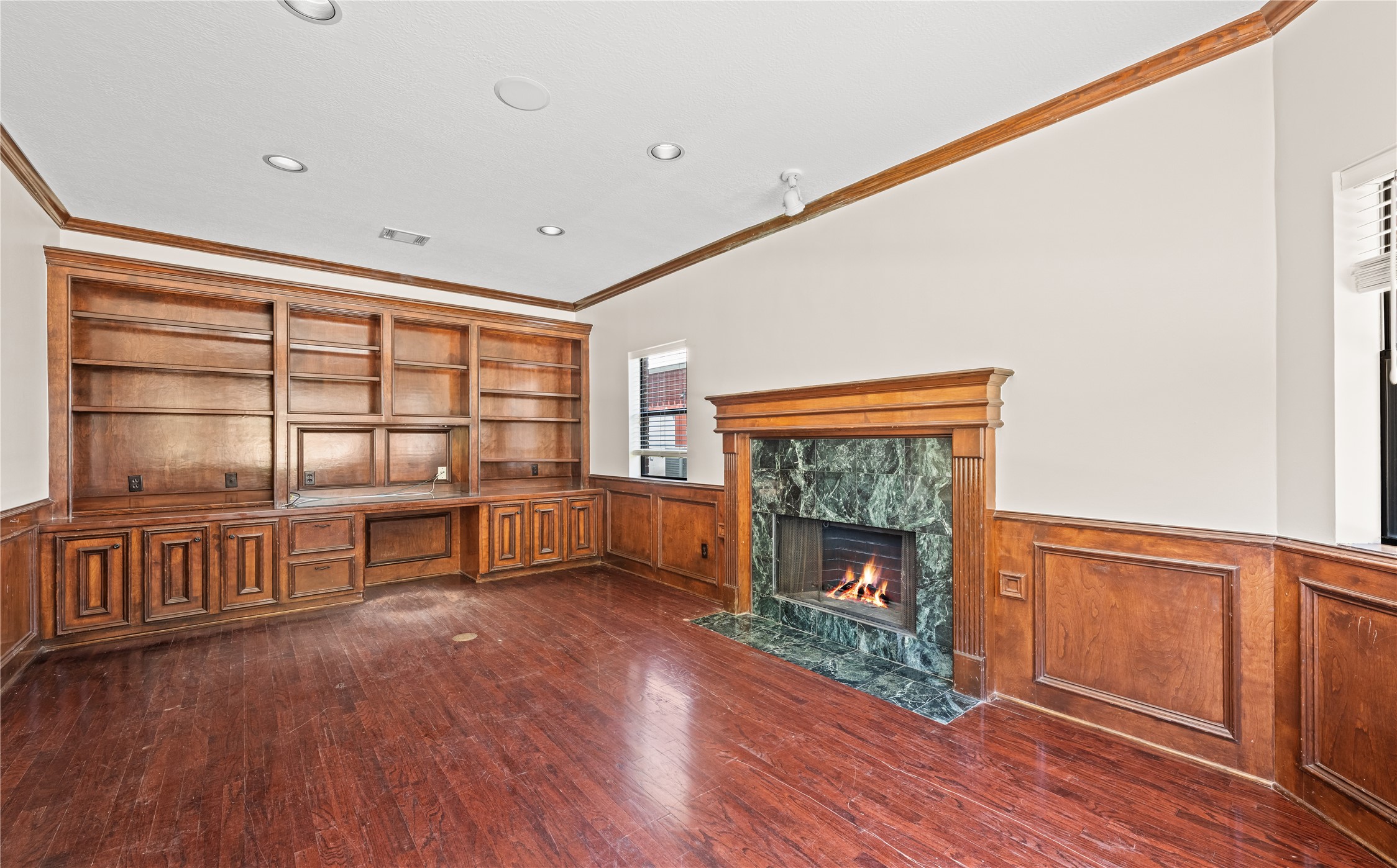 20240 Cypress Rosehill Road Tomball, TX 77377 - Photo 22 of 26 a view of a livingroom with furniture window and wooden floor